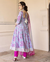 Load image into Gallery viewer, Anarkali Cotton suit (Deep Neck)
