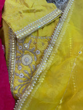 Load image into Gallery viewer, Anarkali Cotton Jaquard Suit
