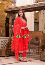 Load image into Gallery viewer, Tag Sale- Plus Size - Red Rayon suit set
