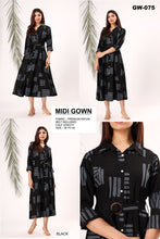 Load image into Gallery viewer, Rayon Midi Gown
