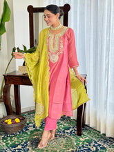 Load image into Gallery viewer, Muslin Neon-pink suit - DIWED
