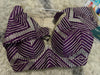 Deep Purple Zig Zag gota work Sabya Blouse