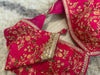 Pink and Gold Multi thread Sabya blouse