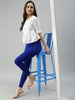 Royal Blue Leggings - Ankle Length