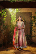 Load image into Gallery viewer, Mul Cotton Long Gown - Angrakha Style
